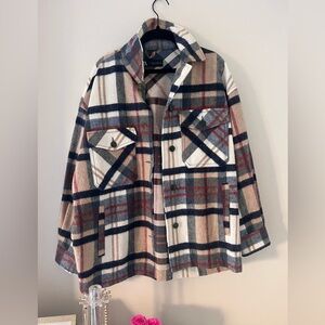 Plaid Oversized Shacket